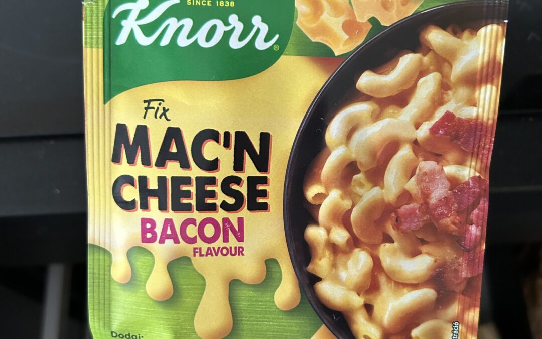 Opakowanie Knorr Fix Mac'n Cheese Bacon - przyprawa do przygotowania makaronu z serem o smaku bekonu
